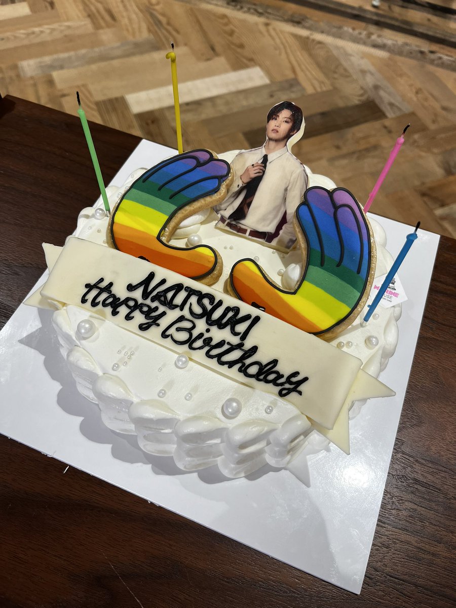 taiki__official's tweet photo. なっちゃん
お誕生日おめでとう🎂

🦙

みんなでお祝いできた！！

(仮)ポーズケーキ、いい！
@horinatsu_kari #FANTASTICS https://t.co/LmO6EmH44k