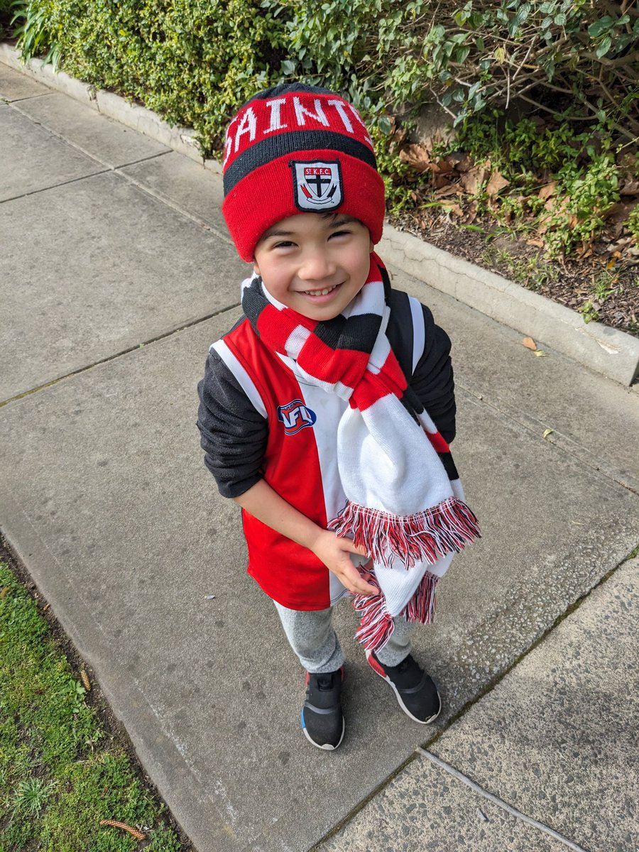 Kiddos first footy game