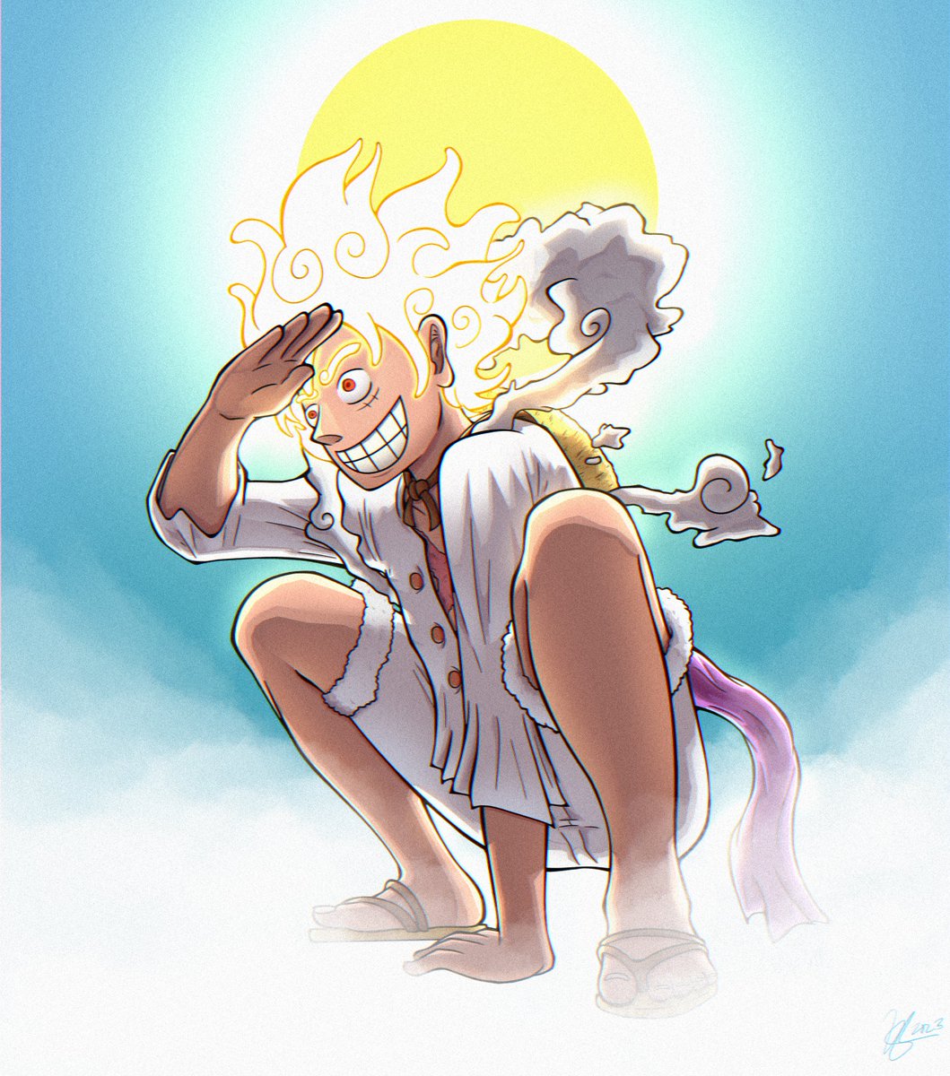 Kysterical's tweet photo. The Warrior of  Liberation, JoyBoy!
 #ONEPIECE  #gear5 #ワンピース #JoyBoy #ONEPIECE1071 https://t.co/p0Ut4qJKzF