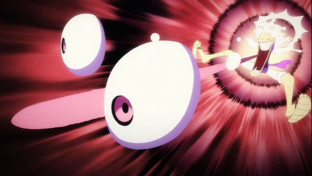 RoyReadsManga's tweet image. MY FAVORITE SHOT OF LUFFY THIS IS STRAIGHT OUT OF LOONEY TUNES 😭