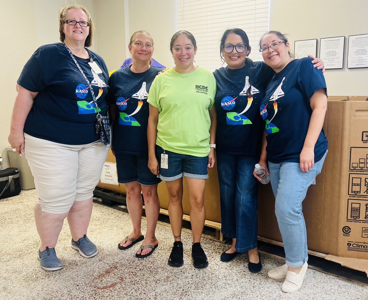 Brazoria County Dream Center Back to School Bash. Rasco Staff love seeing  the kids excited about school supplies! #Rasco #BISDPride #Youmatter