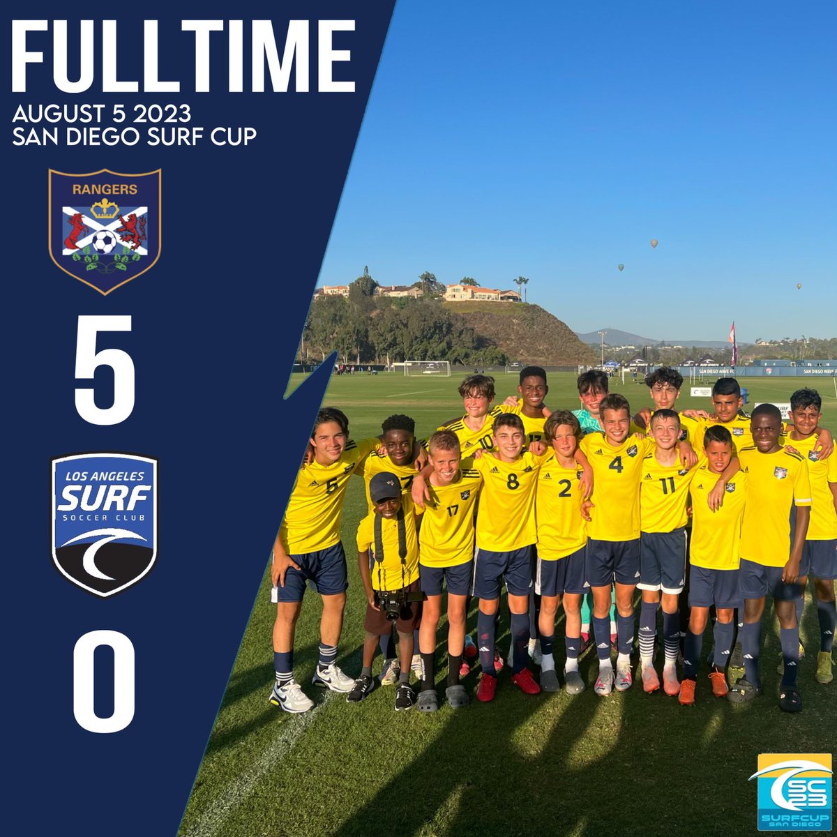 Great day of soccer for the Calgary Rangers FC10 boys 🇨🇦at the San Diego Surf cup 👏👏👏👏