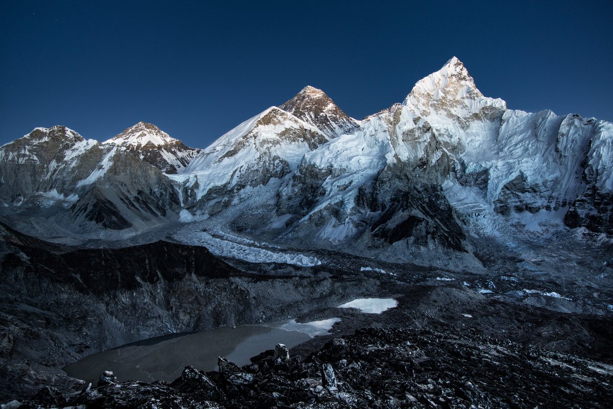 The Majestic View, Kala Patthar, Everest Base Camp Trek, Khumbu, Himalaya, Nepal.