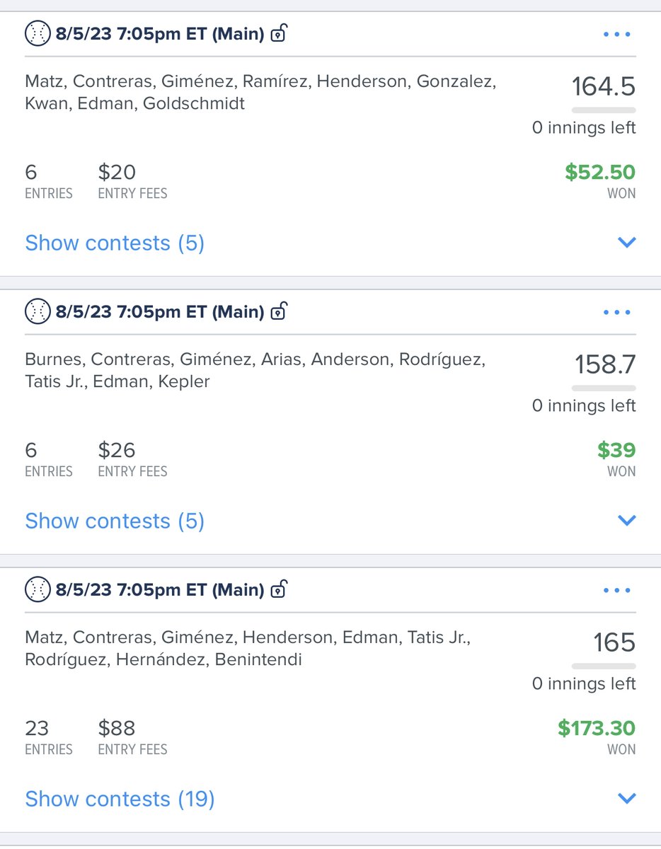 DFSPrimeLineups's tweet photo. 🔥Prime #DFS is on🔥, click on https://t.co/dLBNGuv5It to access our #FREE offerings & talk to 👉mikedee718 about their pic below
💰#DailyLineups
🗣#DFSChatRoom
📕DFS Strategy
📝Core Plays
📊#CheatSheets
#NFL #NBA #MLB #FanDuel #Draftkings https://t.co/l4dXcPfimC
