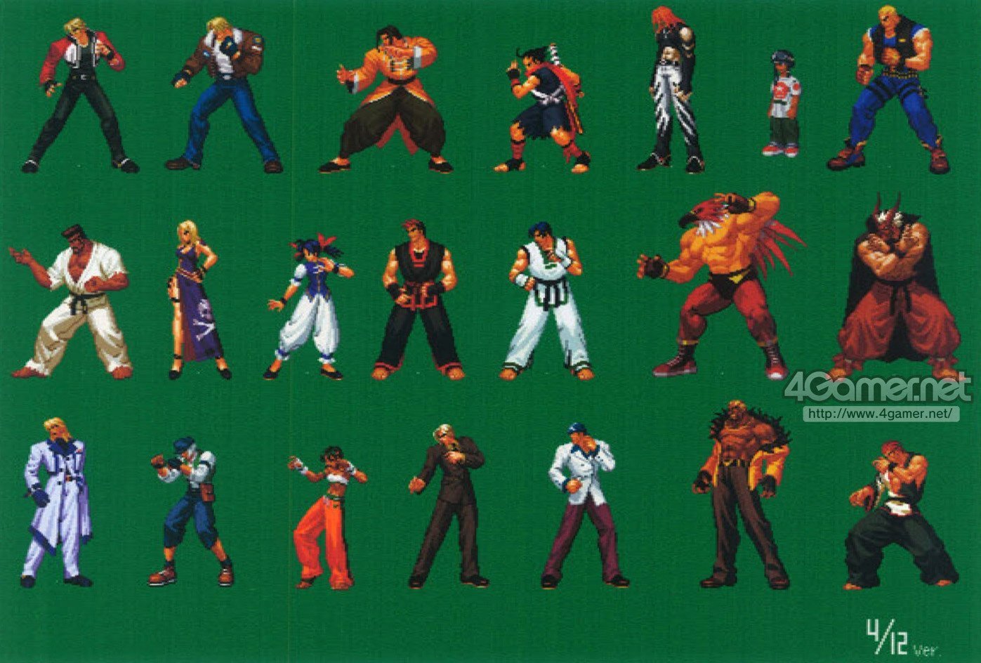 Fighting Game Anniversaries on X: These were some of the original  character sprites from the initial canceled Garou: Mark of the Wolves  sequel if you'd like to use them for reference for