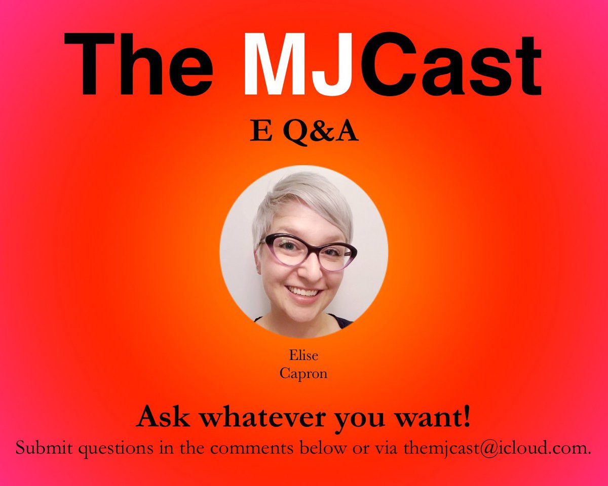The MJCast - A Michael Jackson Podcast (@themjcast) on Twitter photo At long last, itās my turn in the hot seat, folks!! š³
Have a question (about anything!) for yours truly? Comment below or email themjcast@icloud.com. Submissions accepted through the end of next weekend, August 13.
-E
#MichaelJackson At long last, itās my turn in the hot seat, folks!! š³
Have a question (about anything!) for yours truly? Comment below or email themjcast@icloud.com. Submissions accepted through the end of next weekend, August 13.
-E
#MichaelJackson