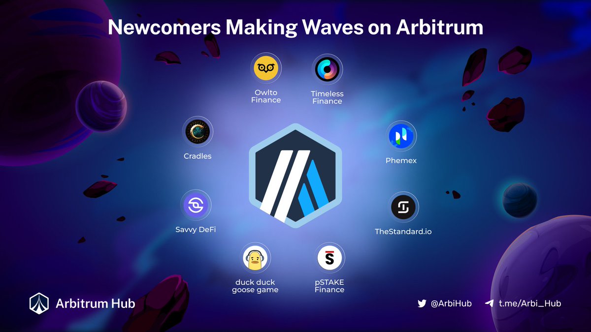 Arbitrum Hub (💙,🧡) tweet media
