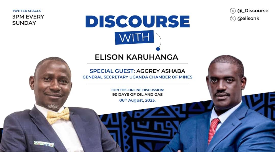 Dont miss out on the insightful conversation for this upcoming discourse! Join us as we dive into the world of our special guest, the General Secretary of @UgandaChamber, expect insights on 90 days of oil and gas in Uganda! @AshabaA @Cathiewabomba