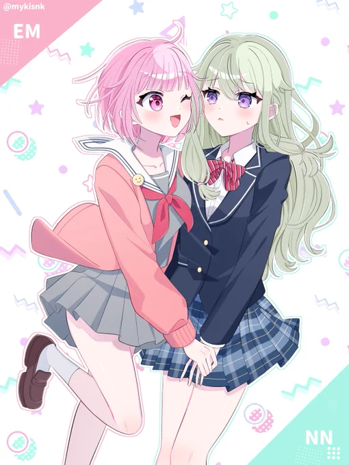 #prsk_FA  えむちゃんと寧々ちゃん