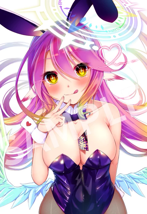 ギリギリ間に合いそうだったので… 前回同様ポストカード無料配布します!!!  今回はバニーガールジブリールです! (MF文庫の夏の学園祭イラストめっちゃ可愛かったので…)  同じノゲノラ好きに会えるのを楽しみにしてます! ってことで遊びに来てくれると嬉しい! #C102 #ノーゲーム・ノーライフ