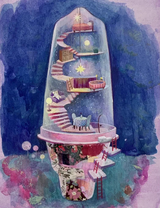 よい夜を  #art #illustration