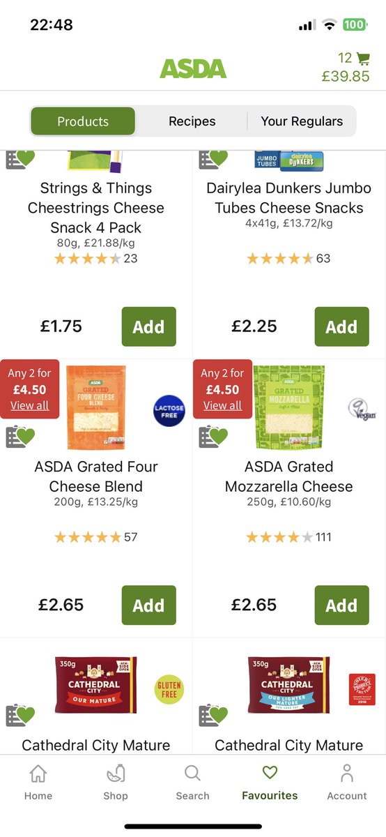 samiie's tweet photo. @AsdaServiceTeam issues with the app? These items are not gluten or lactose free why are they advertised as this?? https://t.co/jP1NRqkJqT