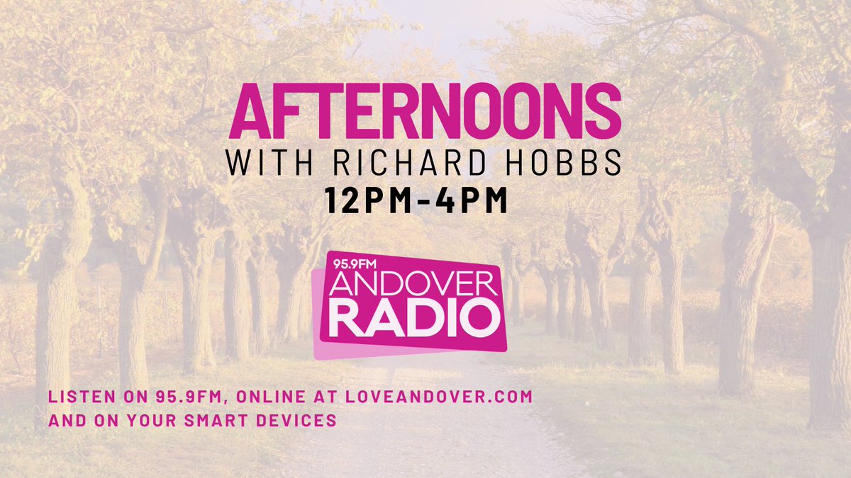 Richard Hobbs is on the way at midday, for his final show before he takes a couple of weeks off! Join him (and Willow) for a great lineup of tunes to get you through the afternoon!