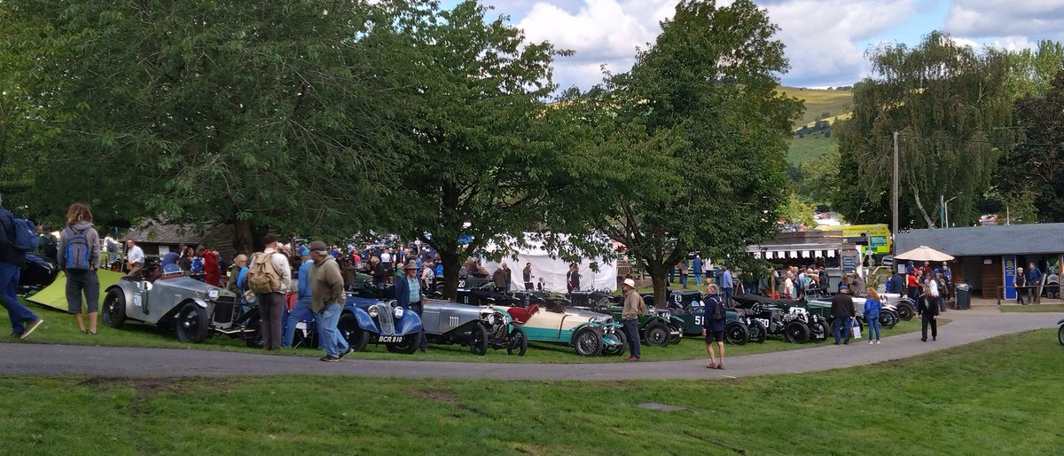 We're at <a href="/thevscc/">VSCC</a> Prescott Hill Climb, 🫰the rain holds off.