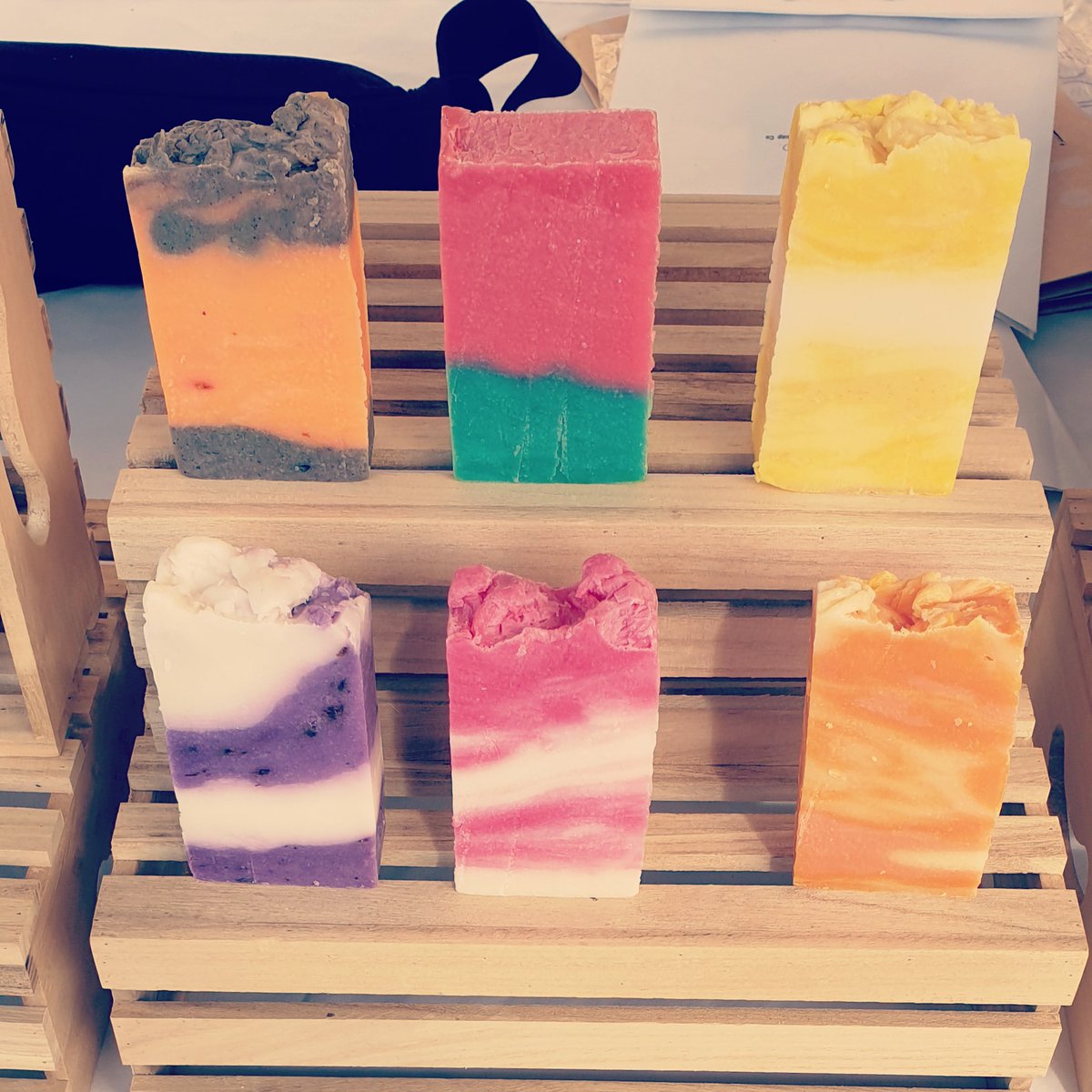 WordsworthSoap's tweet photo. Introducing our new Scented Soaps. 

🧼 Lemon
🧼 Watermelon
🧼 Orange &amp; Cinnamon  
🧼 Lavender
🧼 Rosehip
🧼 Orange

To order you can come along to Newcastle Quayside Sunday Market today until 4pm or order online (link in comments 👇) 

#sundayvibes #newcastlequaysidemarket https://t.co/ghfeyf5j0m