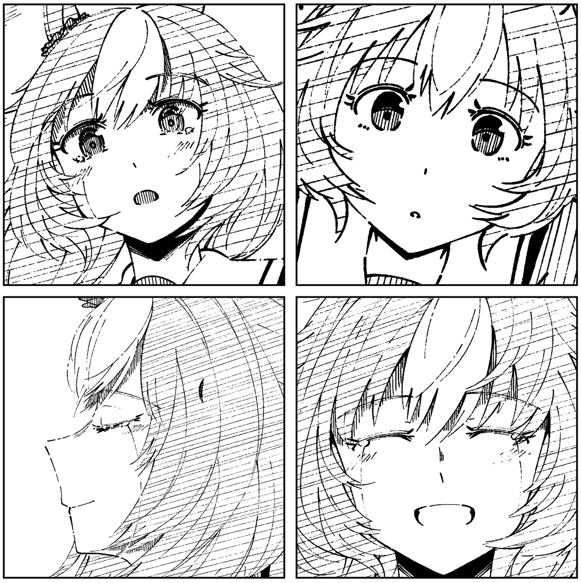 新刊のゼファー表情をまた集めてみたのだけど、なぜか泣き顔率が高い