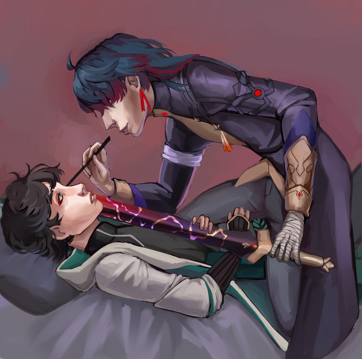 Даша заказала у меня комиш с ренхенами и втянула меня в них

#RenHeng #HonkaiStarRail