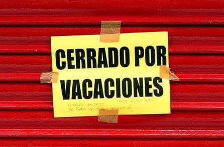 Cerramos por vacaciones hasta el día 30 de Agosto, nos vemos a la vuelta y pasamos lista!!!