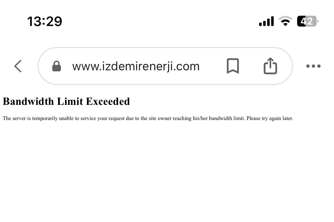 #izdemir i araştırayım dedim ama çok kişi deniyor sanırım 😊. Web hosting bant genişliği lazım bu ara