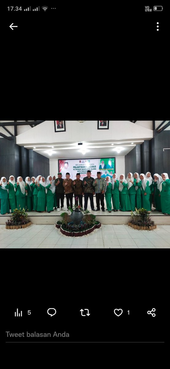 gandapurba19's tweet photo. Selamat dan Sukses Pelantikan Pengurus Fatayat NU di Kota Tanjung Balai
#MudaInspiratif
#CalegDPRRISumutIII
#PelantikanPatayatNUTanjungBalai
#cakiminNOW
#EmHasanuddin
@halimiskandarnu
@imansyukri
@Abdul_Muin_Plg https://t.co/WrExWV8m8T