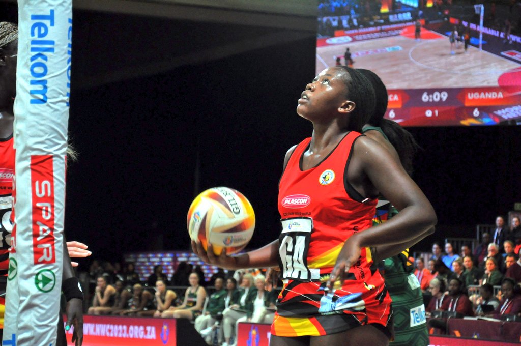 DailyMonitor's tweet photo. UPDATE: She Cranes complete sweet revenge against hosts South Africa to post Uganda's highest ever finish at the Netball World Cup.

5th position decider final score:

🇿🇦Proteas 47-49  She Cranes🇺🇬
#MonitorUpdates https://t.co/Hfh9PNRFtO
