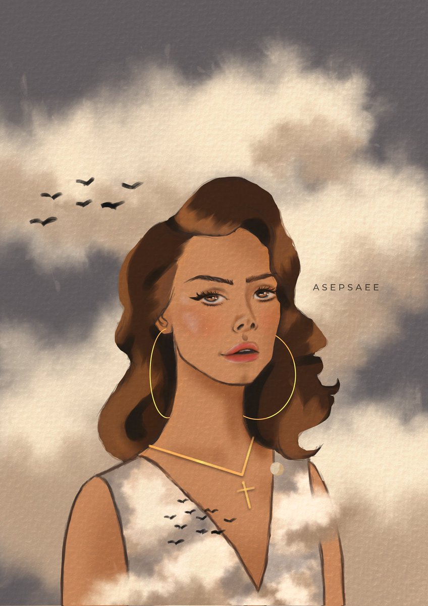 asepsaee's tweet photo. Honeymoon 🍯 

#lanadelrey #borntodie #ultraviolence #lanafanart https://t.co/C9vEzLNNjD