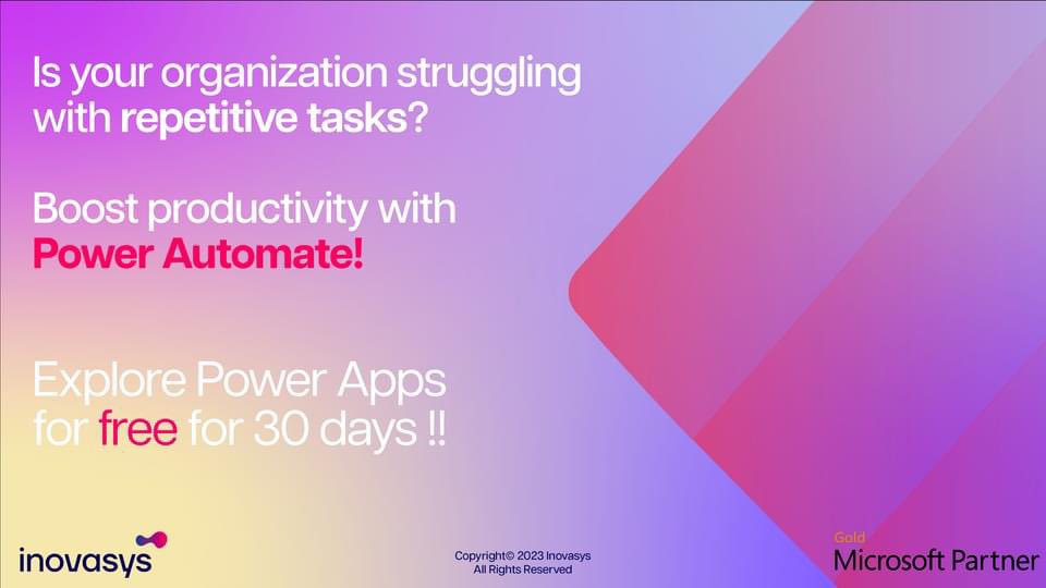 inovasys1's tweet image. Explore Power Apps for free for 30 days!
Explore all the Power Apps capabilities for free by signing up for a 30-day Power Apps trial plan through this link rb.gy/wuxci or by sending us an email at info@inovasys.com
#BoostProductivity #WorkflowEfficiency #Microsoft