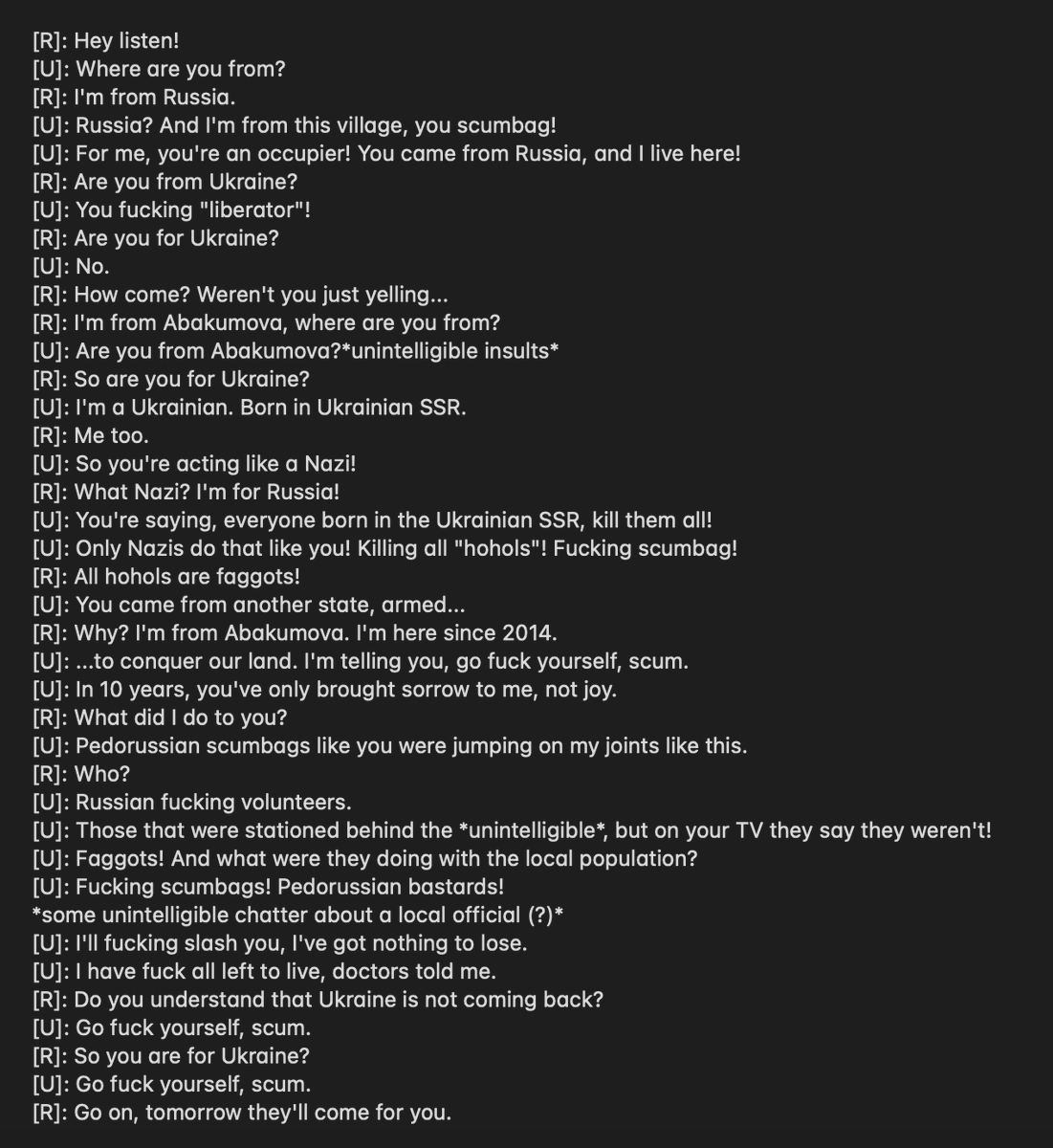 WarTranslated tweet media