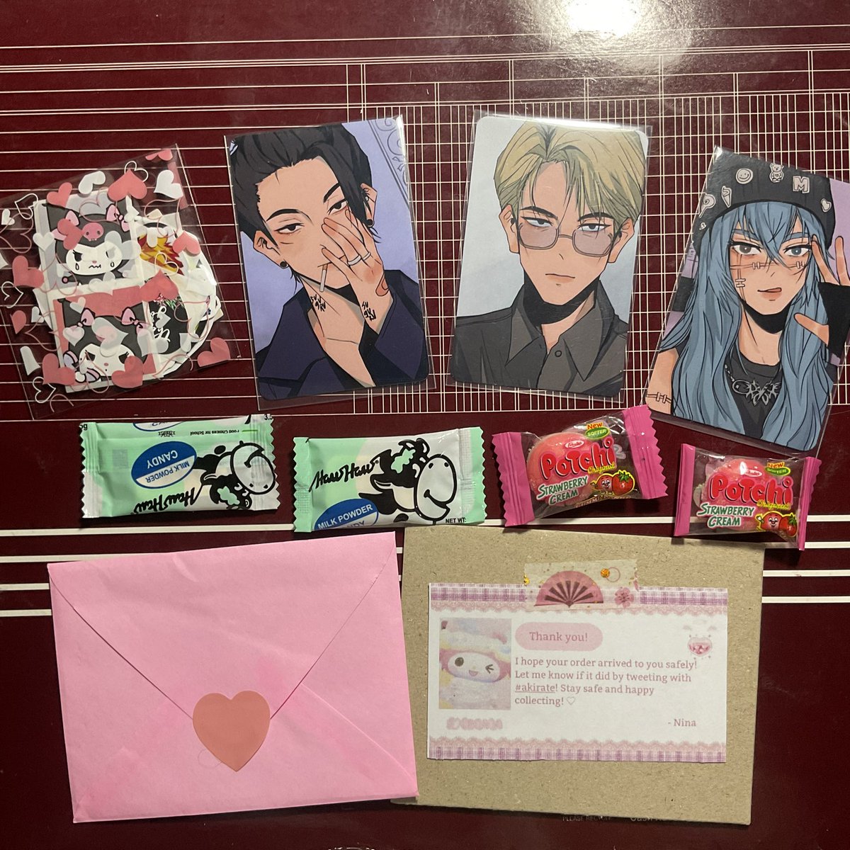 wouziriri's tweet photo. ~ received another happy mail, thank you #akirate! ☆〜 for the hassle free transaction! can’t wait for the other happy mail to arrive 🥹🤍 @ksnbleu https://t.co/MFEZJbKcyj