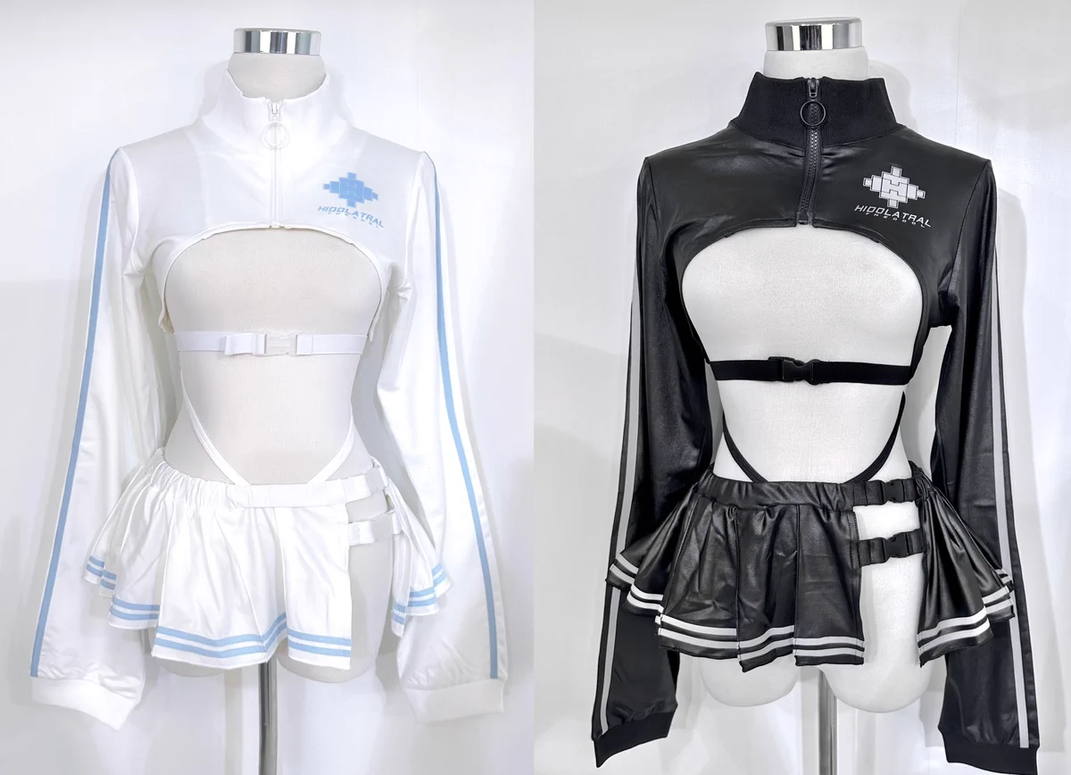 HIDOLATRAL THEODOL X:ssä: ”こちらの水着、黒白共に全て完売となり