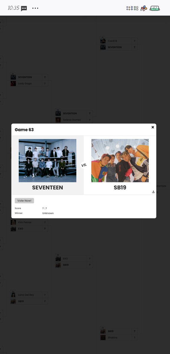 gielebean's tweet photo. @ATIN_Manila @SB19Official Done voting... I used firefox.. in Google chrome brackets are not appearing https://t.co/8YZb3byqr7