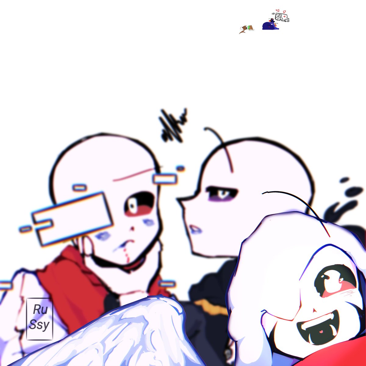 #gothsans #goth #reapersans #reaper #death #deathsans #aftertale #reapertale #cute #errorsans #inksans #chibi #fyp Kisses 💋