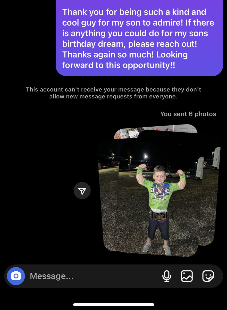clcaughern's tweet photo. @JohnCena help me be mother of the year pls!!! Make my boys dream come true!! https://t.co/qZCcYipEvl