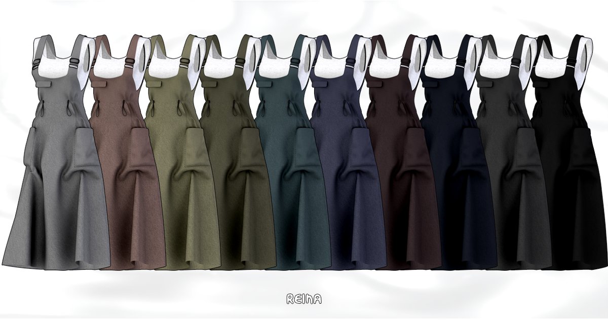 [심즈4 의상] 
Reina_TS4_230806_Pocket suspender skirt
(PUBLIC RELEASE : KST/Sep.06.2023)
patreon.com/posts/reina-ts…