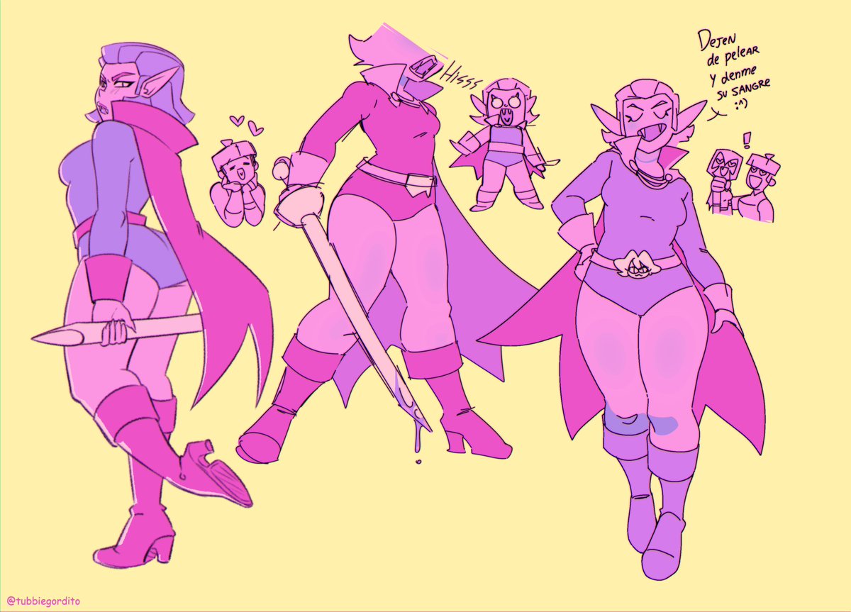 tubbiegordito's tweet image. Random Countess Doodles 🦇

#clashmini #clashminifanart #countess