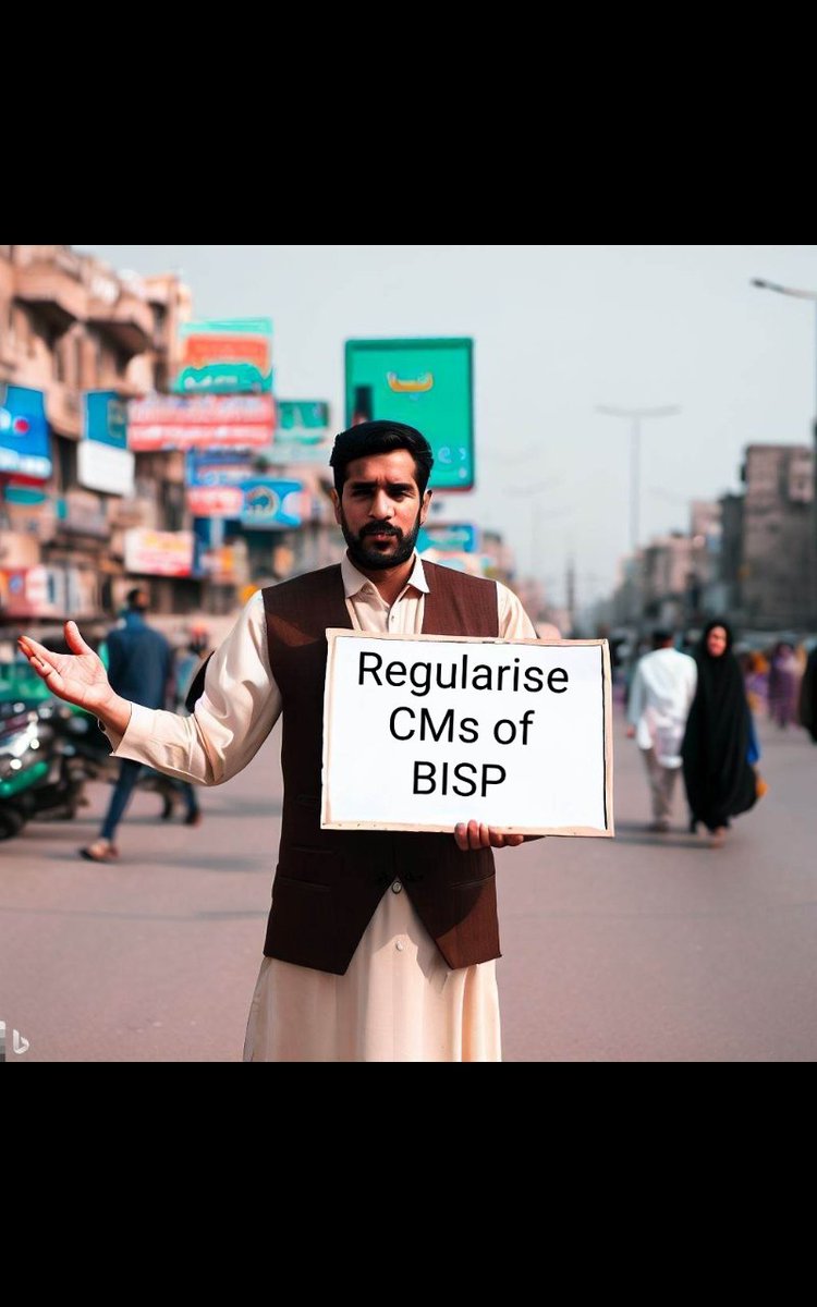 Zeeshan03807517's tweet photo. @CMSOFBISP #RegularizeBISPCMS
🗯️ Our determination is unwavering. Let's come together and demand justice for the present and future of BISP employees. #RegularizeBISPCMS #Increament_35_Percent https://t.co/Y9T6BIhrbE