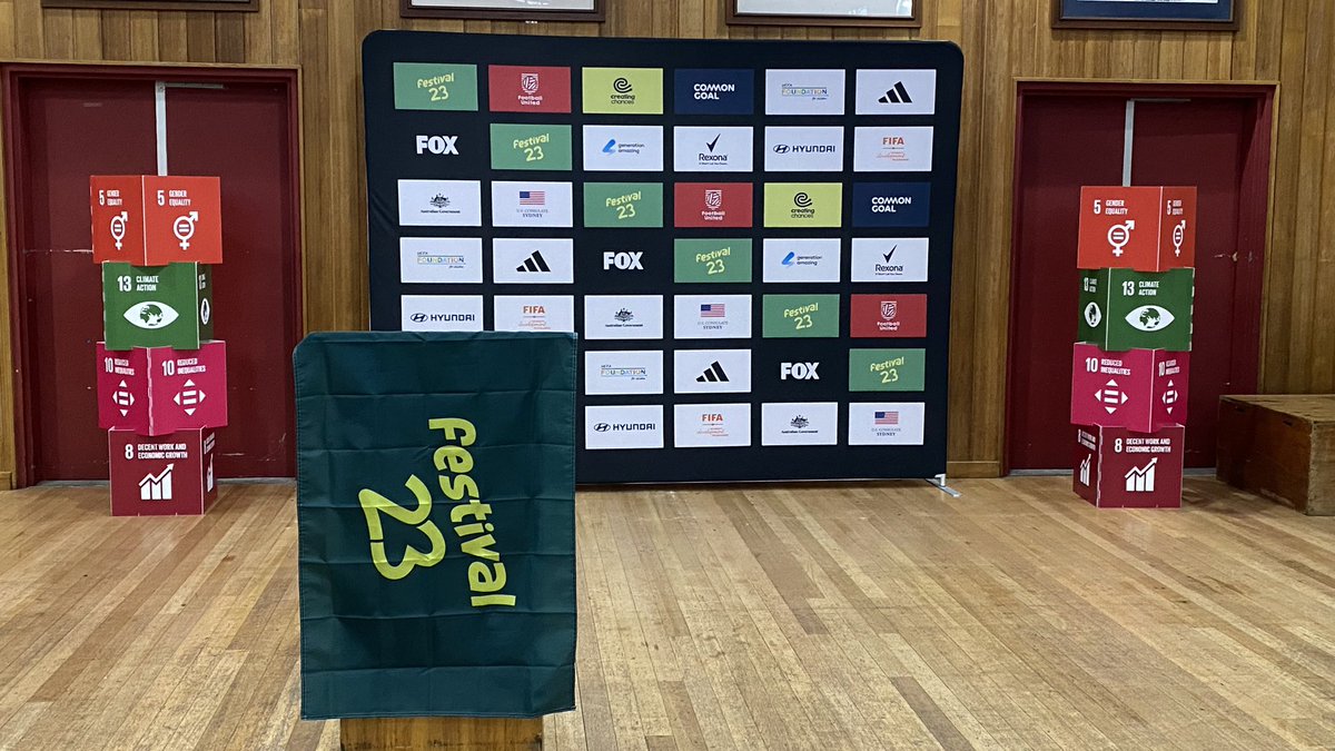 moyadodd's tweet image. #Festival23 about to start!! It’s buzzing … #CommonGoal