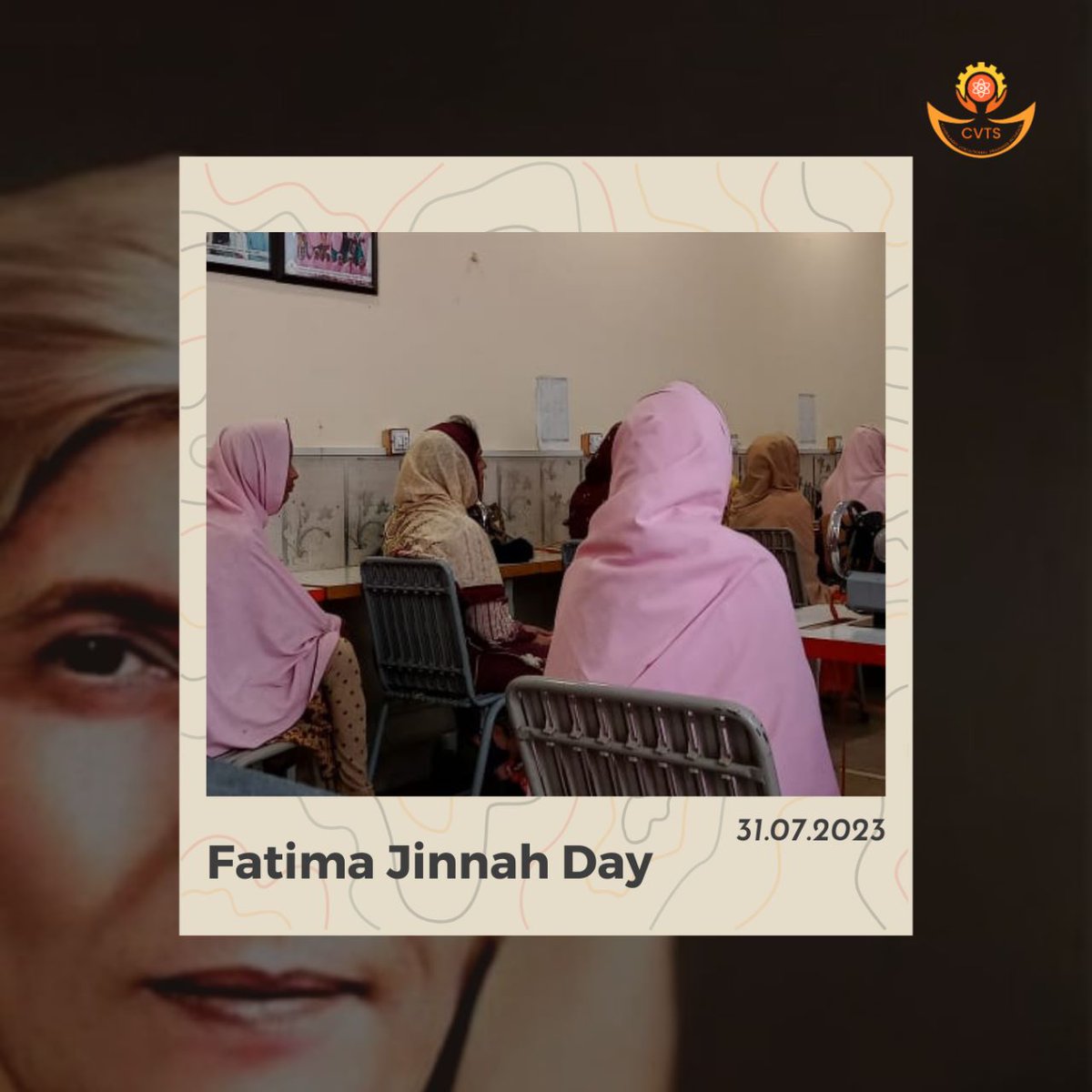 ChiraaghVTS's tweet photo. Remembering the remarkable legacy of Fatima Jinnah:
Fatima Jinnah Day was celebrated at CVTS this Monday to empower our students with her inspiring ideals.

#CVTS #FatimaJinnahDay #Chiraagh #BeTheLight #BringTheChange #VocationalSchool #BastiDhoopSari #Multan https://t.co/x4YAVNnYtH