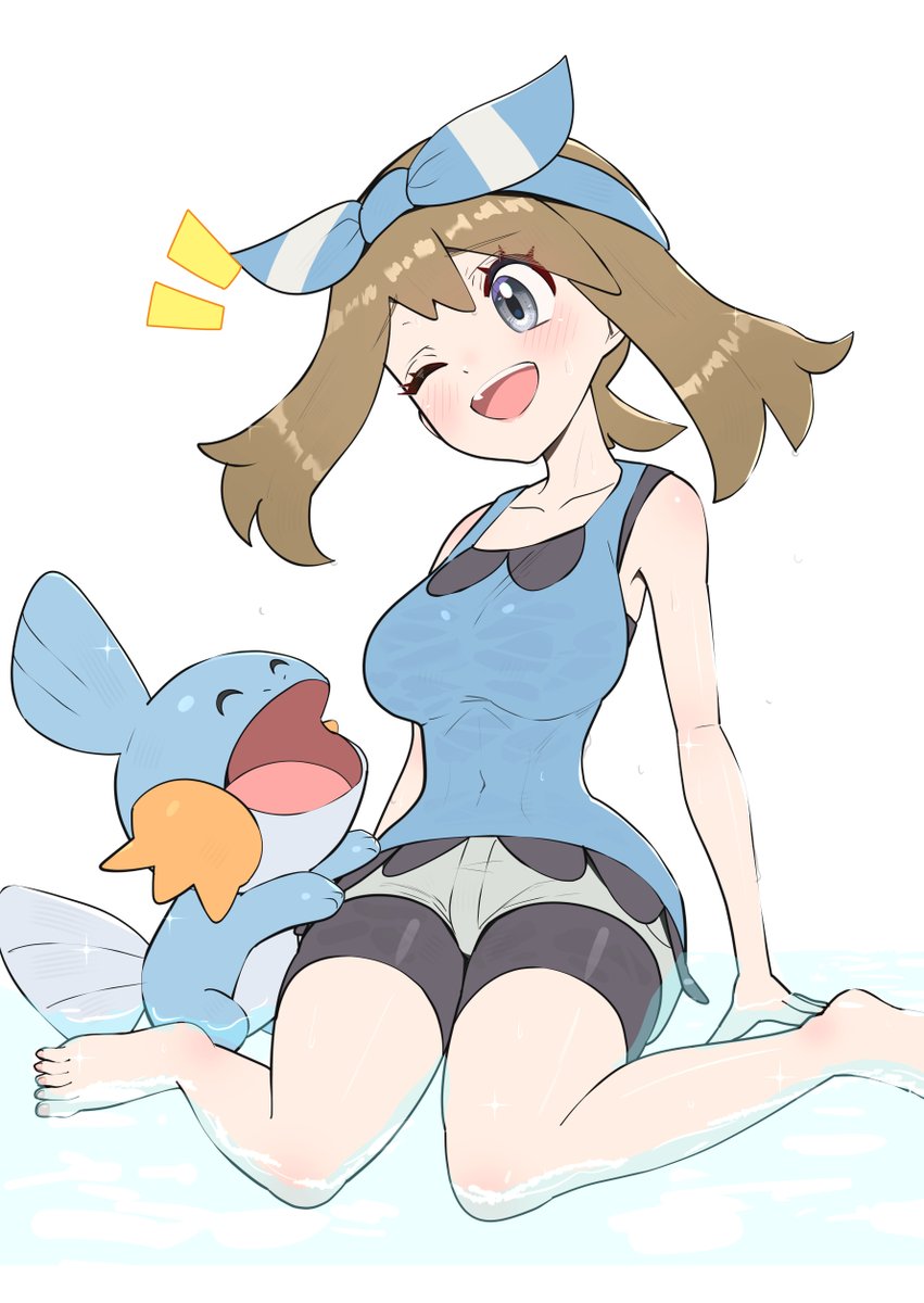 ハルカ「ハルカとミズゴロウ」|ゴンザレス・G・橋・不動のイラスト