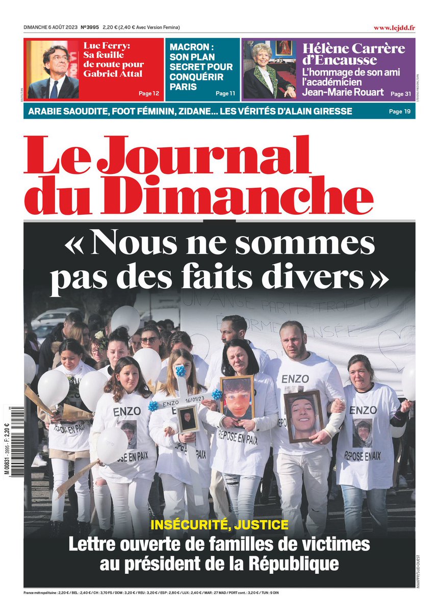 Bon dimanche à tous !
#JAchèteLeJDD