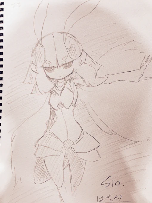 当時スケブで描いたやつ