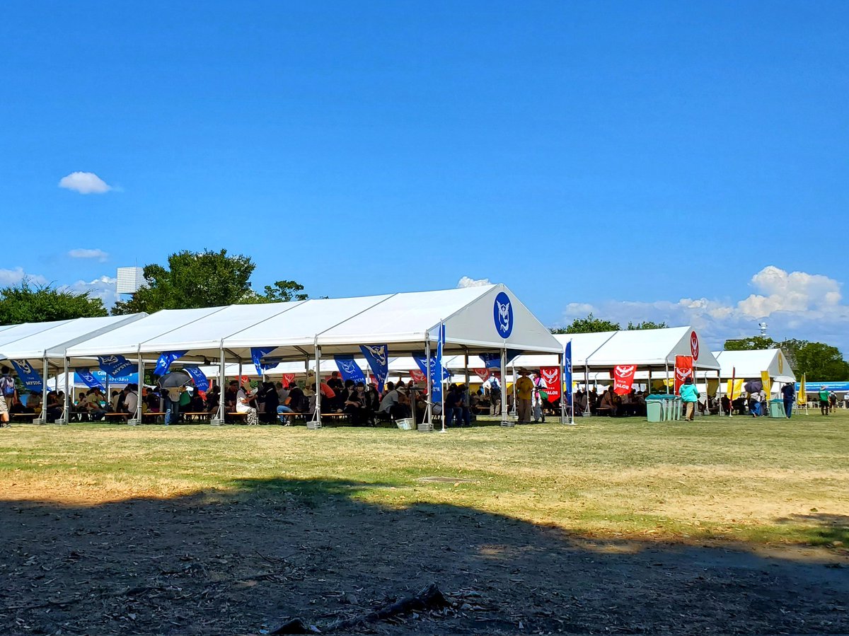 hiro_pichu's tweet photo. GOFestエリアマップ☺️
チームラウンジ⛺
ひまわり🌻太陽の塔🌞
#PokemonGOFest2023 
#ポケモンGOフェス大阪 
#PokemonGO
#ポケモンGO
#Pokemon 
#ポケモン
📷️2023.8.4 https://t.co/aMt6kznUZa