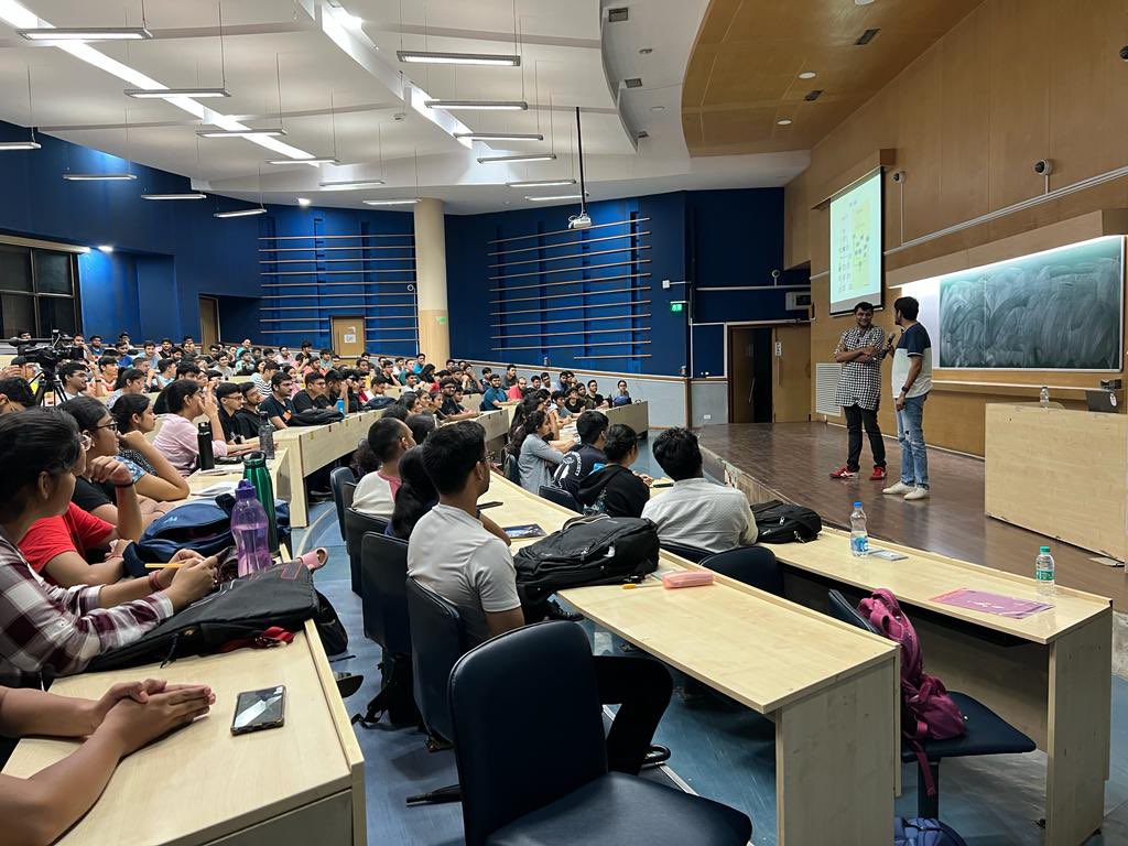 harsh88shah's tweet photo. Enjoyed teaching ENT603 Introduction to Entrepreneurship with @SaxenaAkshay to 200+ students at @iitbombay. Thank you @anunarasimhan for allowing us to share the journey of @LifeatFynd @AvantiFellows https://t.co/fOMHuZhaPw