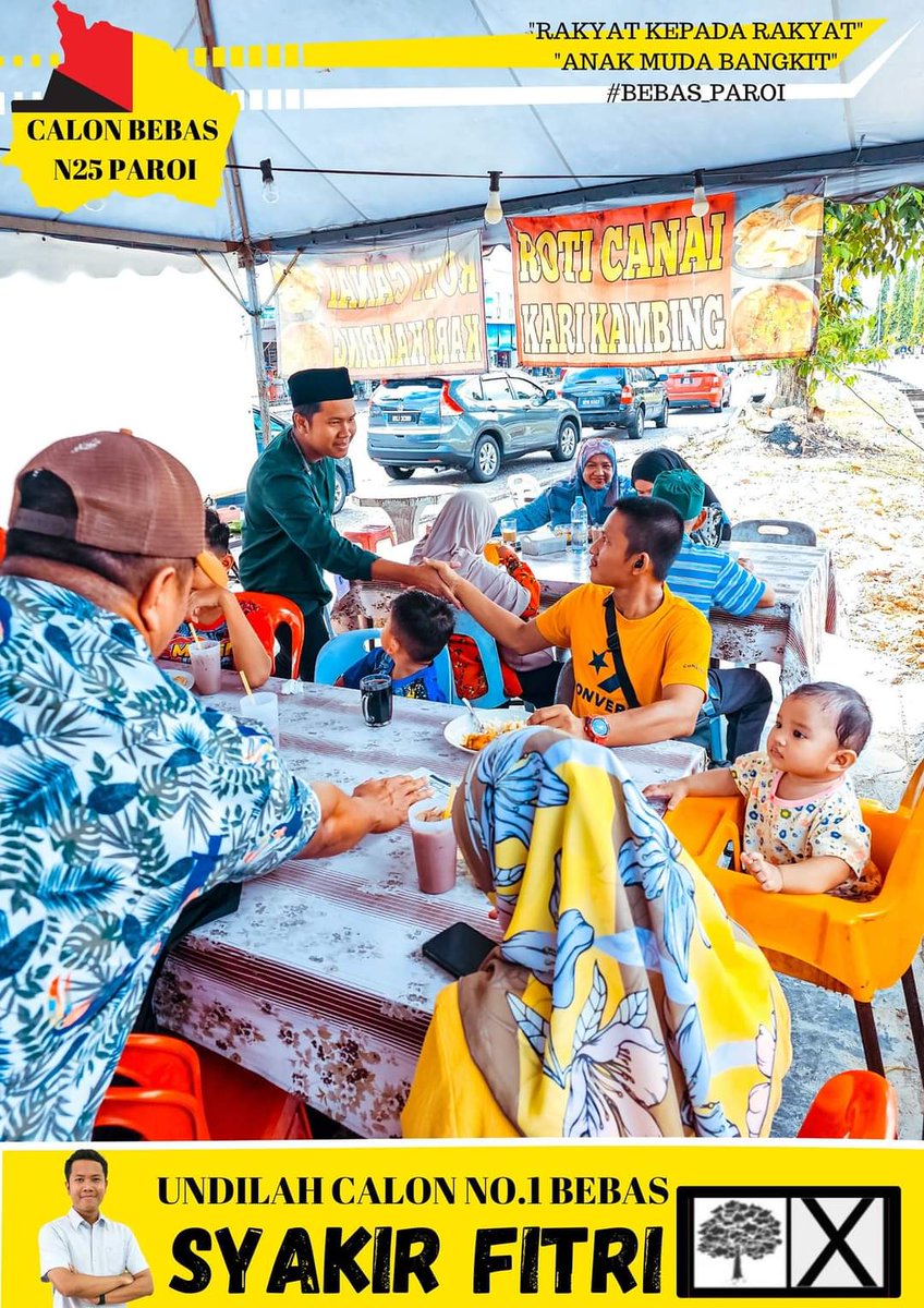 SyakirFitrii's tweet photo. Asalamualaikum dan salam sejahtera.
Pada pagi Jumaat lepas,calon N. 25 Paroi singgah bersarapan di Taman kemuning dan beramah-mesra dengan penduduk disini. Alhamdulillah.
#paroi #prn #calonbebas #syakirfitri #bebas_paroi #bebasparoi #n25 #n25paroi #masjidbandarbarusenawang https://t.co/mO5OQ7Wl2L