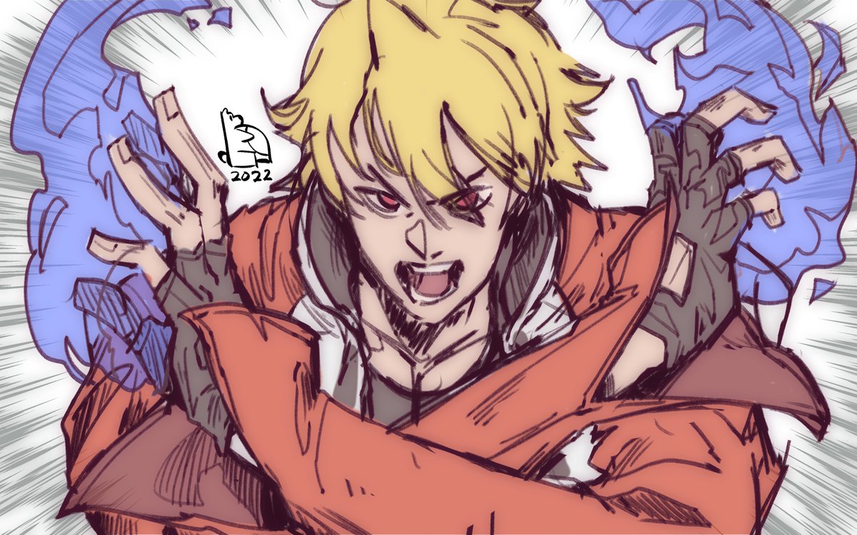 piccolourme's tweet photo. reposting an old artwork for the new Garou/Fatal Fury!😊

#Evo2023 https://t.co/3J58cytneU