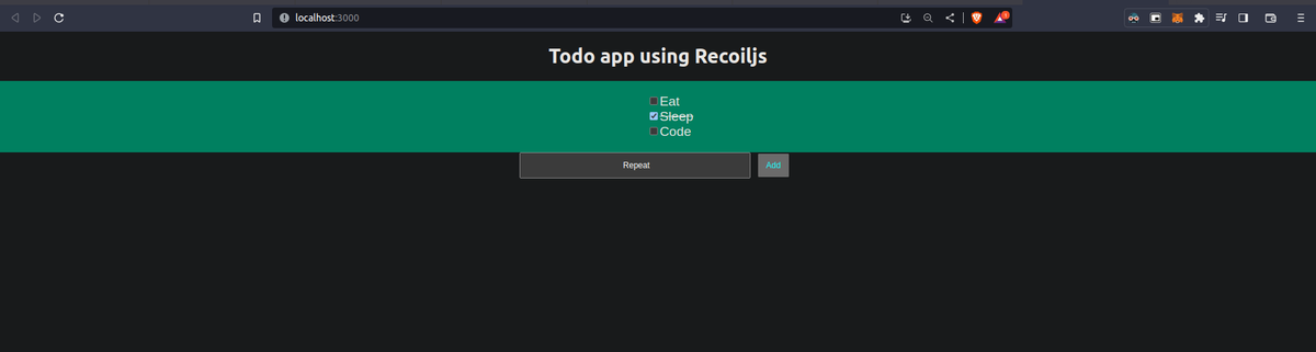 piyushJha__'s tweet image. 📣 Hello devs!
I made a todo app in typescript using #recoiljs and the experience was exceptional!!
.
Must say the recoiljs is far better than #redux and #contextapi 💫
.
Well everybody has its own opinion but for me its defineitly the one 🌟