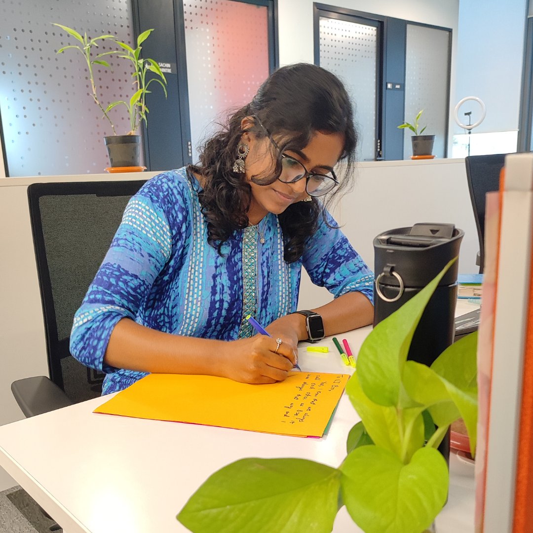 joshsoftware's tweet photo. Celebrating #FriendshipDay at the office was truly heartwarming! Our team came together to exchange heartfelt letters, cherishing the bonds we've built and celebrating the incredible friendships that make every day at work a joyous journey

#WriteToYourBuddy #friendshipdayatwork https://t.co/CgFyrBPfC5