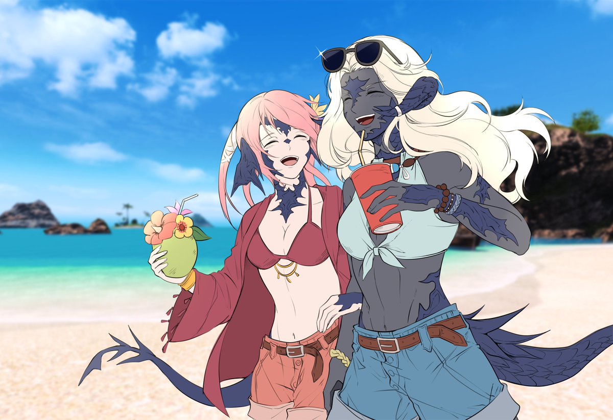 hsy_ff14's tweet photo. 🏖️🏖️ https://t.co/SNEsMbnzuy