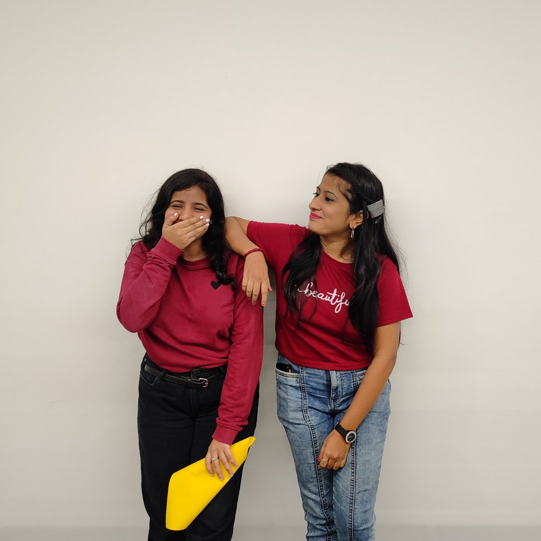 joshsoftware's tweet photo. Twinning done right! Celebrating Friendship Day at our office with a perfect match of camaraderie and teamwork.

#Friendshipday #friendshipdayatwork #workbudies #lifeatjosh #joshsoftware #WriteToYourBuddy https://t.co/Lbkxyo0dIp