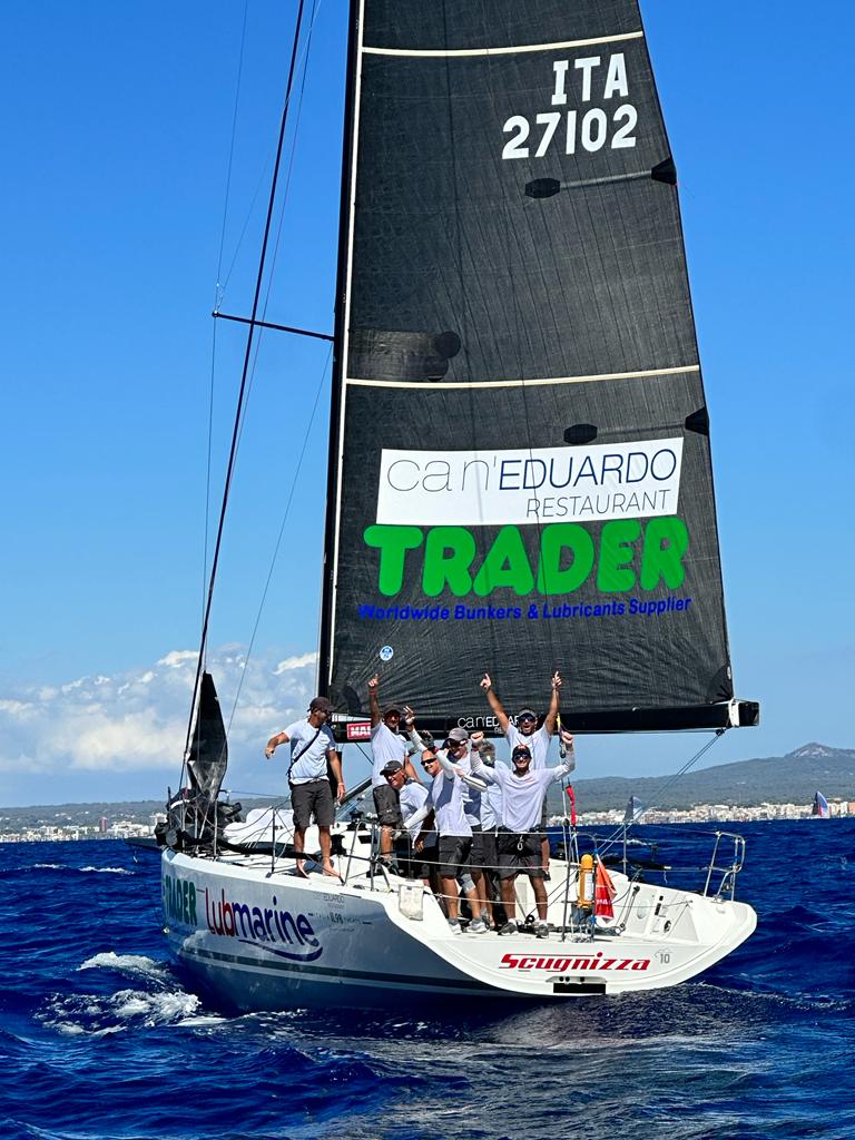 RestCanEduardo's tweet photo. Enhorabuena Scugnizza, campeón de la Copa del Rey de Vela 2023, ha sido un placer tenerles en casa @CopaReyMAPFRE @RCNPalma https://t.co/i9vnlCsMHR